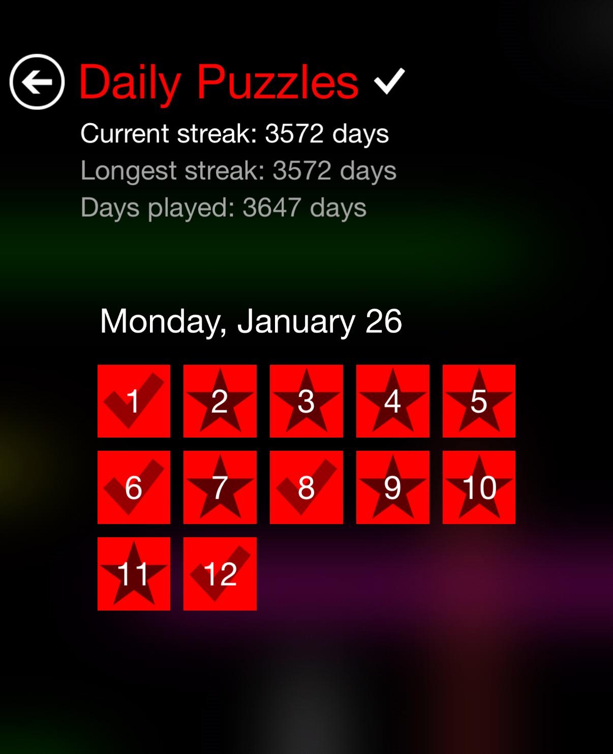 Current Streak R FlowFreeDaily